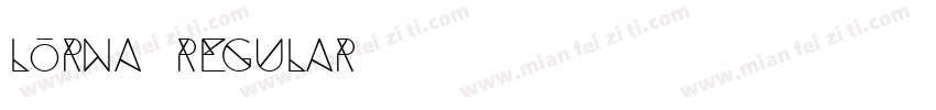 Lorna Regular字体转换